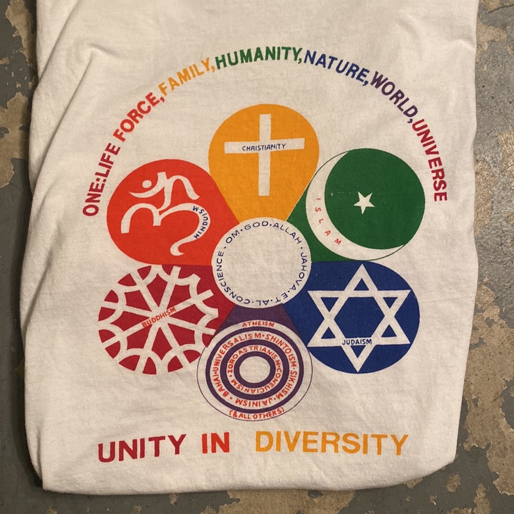 Unity In Diversity Print White Tee - Bry Inner Co… - image 2